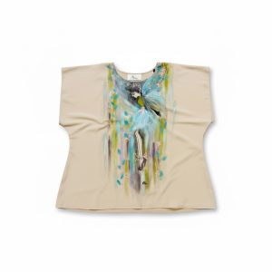 Bluza pictata manual Silueta in Miscare marime M/L/XL