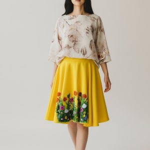 Fusta clos pictata manual Sunny Garden