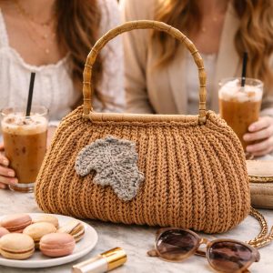 Geanta maro cu maner din bambus UNICAT