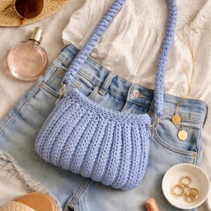 Geanta crossbody bleo crosetata manual UNICAT