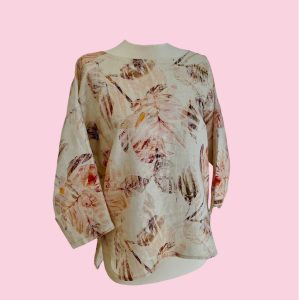 Bluza din IN cu imprimeu botanic Natural Touch marime M