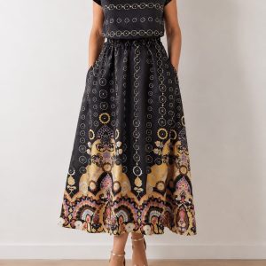 Set Fusta si Bluza Golden Folk marime S/M