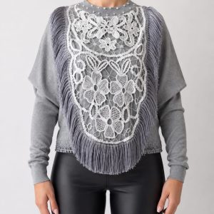 Bluza Boho Lace cu dantela si franjuri marime S