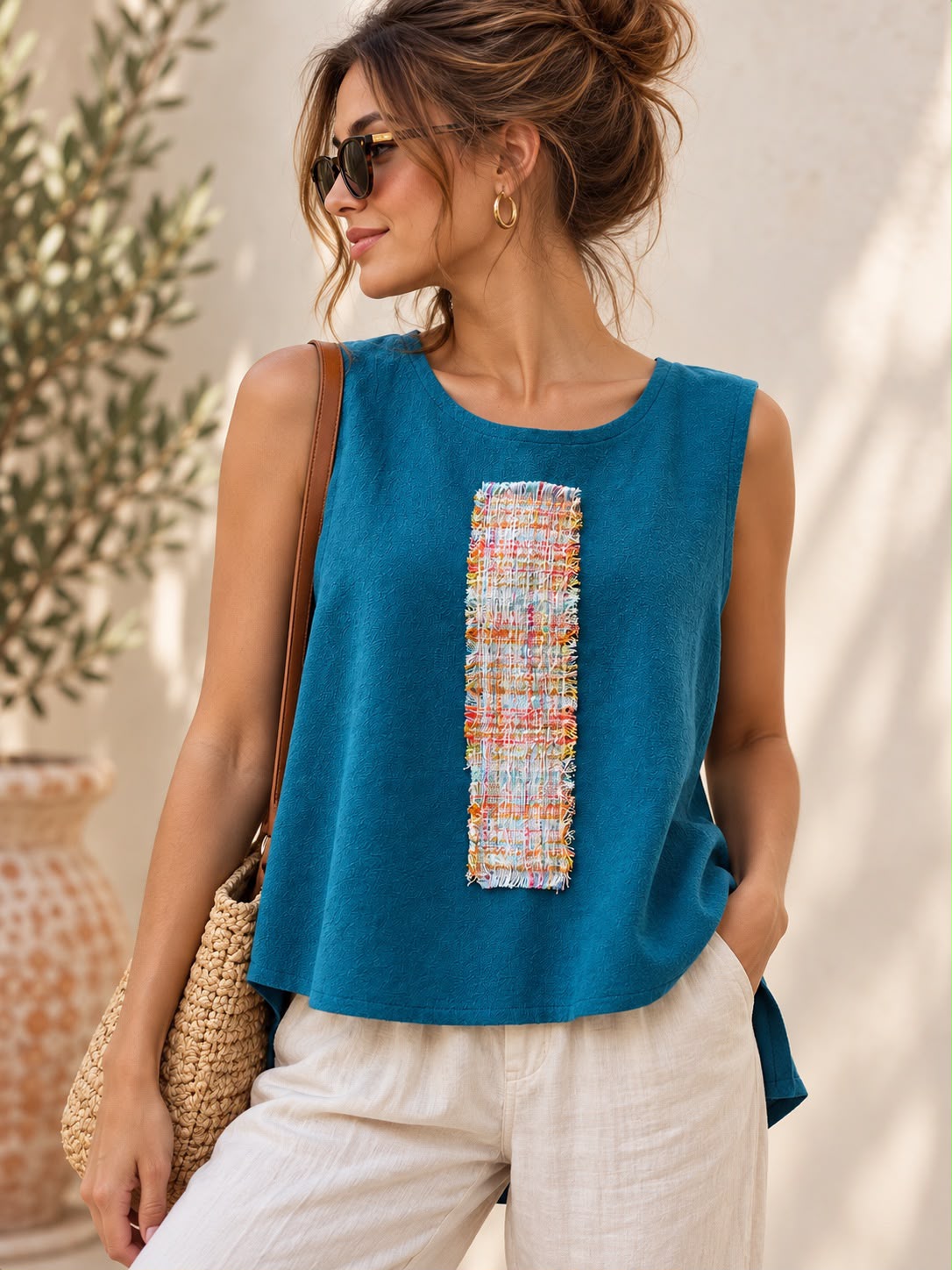 Vesta din Lana Turquoise Art marime M